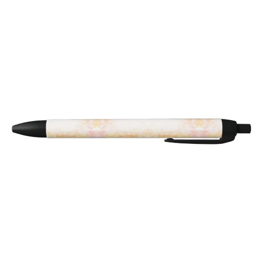 Een pen met een zachte pastel bloemendesign (Bodem)