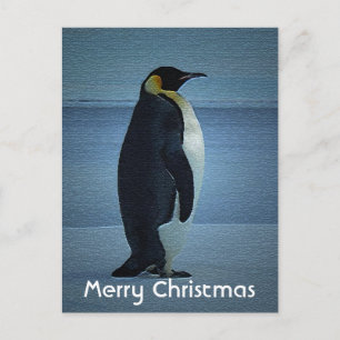 Een Penguin Christmas Briefkaart
