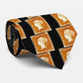 Een Penny British Empire Mauritius-poststempel Stropdas (Opgerold)