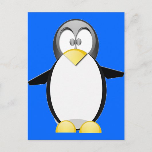 Een Penquin ophalen Briefkaart (Voorkant)