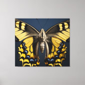 Een penseelstreek van Natuur Swallowtail Butterfly Canvas Afdruk (Voorkant)