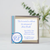 Een pensioen vieren kaart (Staand voorkant)