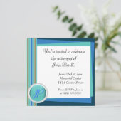 Een pensioen vieren kaart (Staand voorkant)