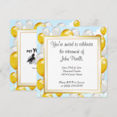 Een pensioen vieren kaart (Voorkant / Achterkant)