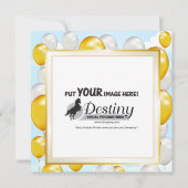 Een pensioen vieren kaart (Achterkant)