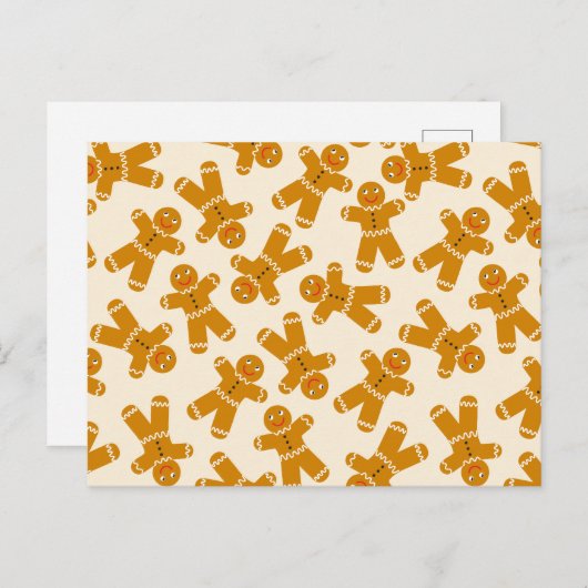 Een peperkoekkoekje briefkaart (Voorkant / Achterkant)