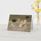 Één per jaar, Dag Groundhog Kaart (Gele Bloem)