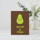 Een peren kweken briefkaart (Staand voorkant)