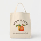 Een perenzak kweken tote bag (Voorkant)