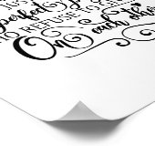 Een perfect huwelijk is slechts twee imperfecte me poster (Hoek)