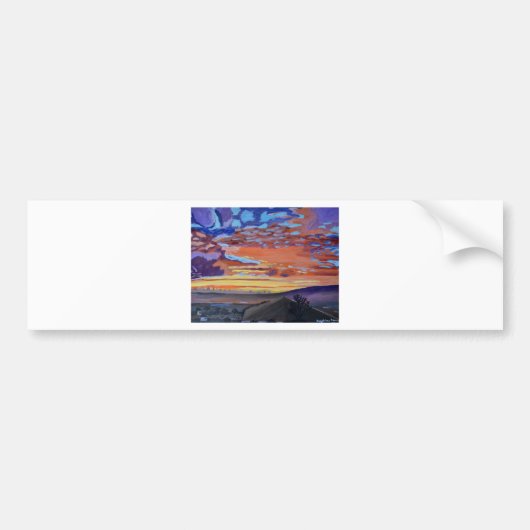 Een perfect moment in de tijd bumpersticker (Voorkant)