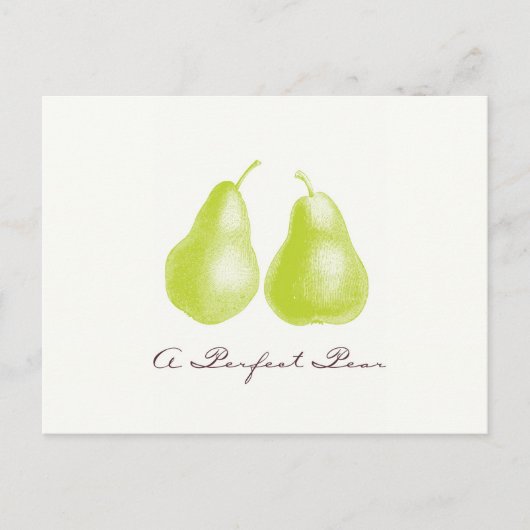 Een perfect peer Briefkaart (Voorkant)