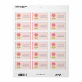 Een perfect stamadreslabel etiket (Full Sheet)