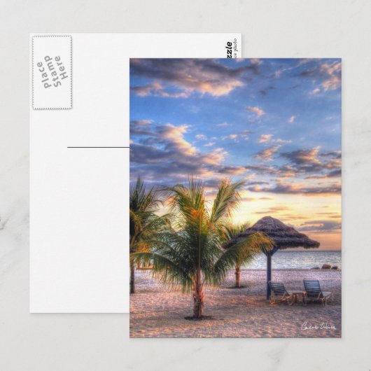 Een perfect strand briefkaart (Voorkant / Achterkant)