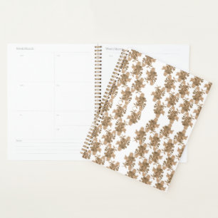 Een perfect symmetrische reflectie van een berg planner