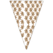 Een perfect symmetrische reflectie van een berg vlaggetjes (Derde vlag)