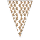 Een perfect symmetrische reflectie van een berg vlaggetjes (Tweede vlag)