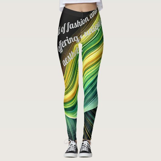 Een perfecte combinatie van mode en functie, leggings (Voorkant)