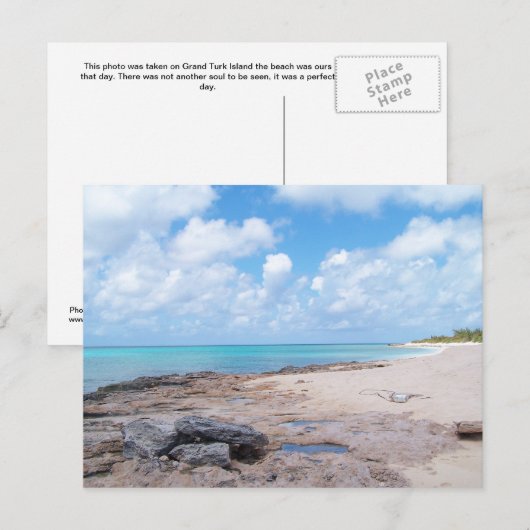 Een perfecte dag. briefkaart (Voorkant / Achterkant)