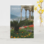 Een perfecte dag Happy Birthday Kaart (Gele Bloem)