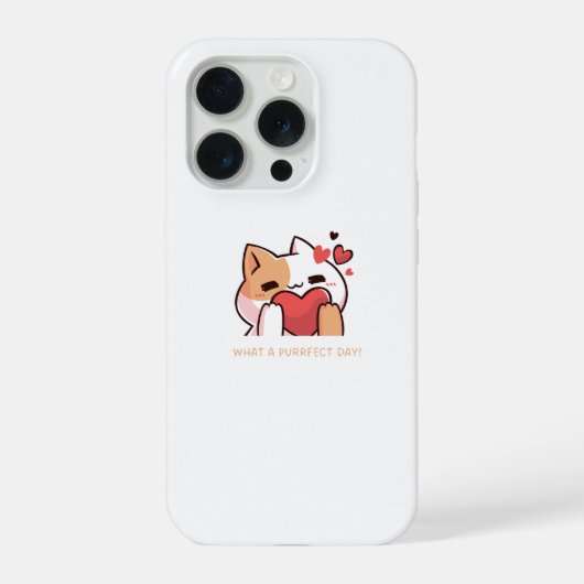 Een perfecte dag iPhone hoesje (Achterkant)