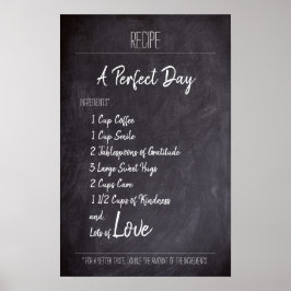 Een perfecte dagrecept poster