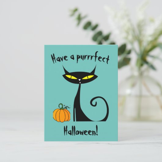 Een perfecte Halloween! Briefkaart (Staand voorkant)