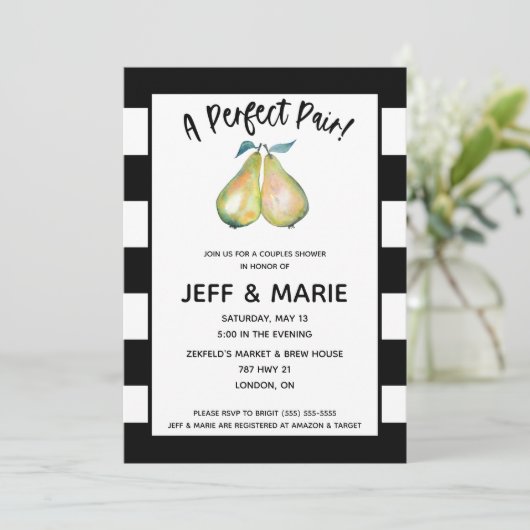 Een perfecte luier! Moderne Vrijgezellenfeest voor Kaart (Staand voorkant)