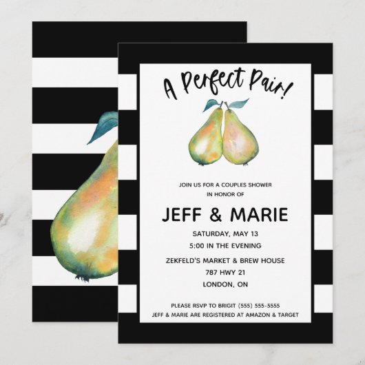 Een perfecte luier! Moderne Vrijgezellenfeest voor Kaart (Voorkant / Achterkant)