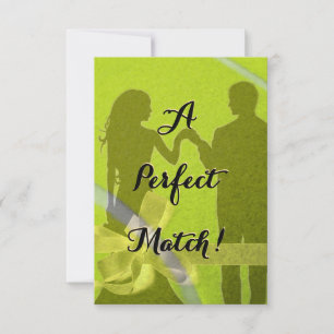 Een perfecte match uitnodiging