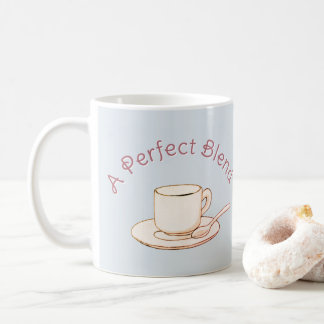 Een Perfecte Mix Elegante Crème Koffiekop Koffiemok