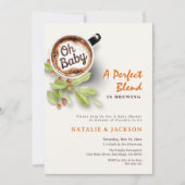 Een perfecte mix is het brouwen van koffie Baby sh Kaart (Voorkant)