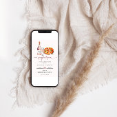 Een perfecte paarwijn | Pizza bruiloft douche Kaart