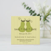 Een perfecte paring save the date (Staand voorkant)