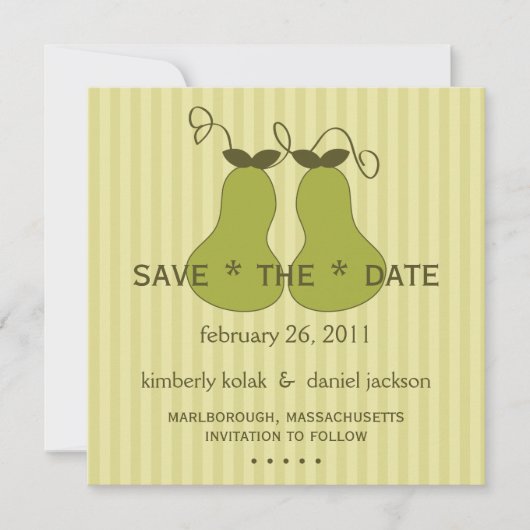 Een perfecte paring save the date (Voorkant)