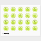 Een perfecte peer sappig en zoet ronde sticker (Vel)
