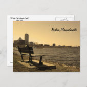 Een perfecte plek om de Charles te Uitzichten Briefkaart (Voorkant / Achterkant)