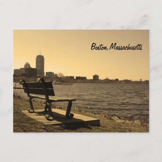 Een perfecte plek om de Charles te Uitzichten Briefkaart (Voorkant)