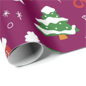 Een perfecte sneeuwman kerst cadeaupapier (Rol Hoek)