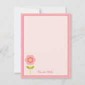 Een perfecte Stem Flat Dank je wel kaart (Voorkant)