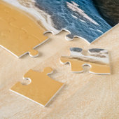 Een perfecte strandsetting legpuzzel (Zijkant)