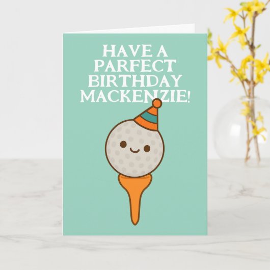 Een perfecte verjaardagsgolf op maat kaart (Gele Bloem)