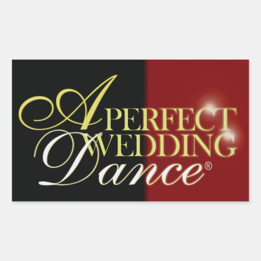 Een perfecte weddenschap rechthoekige sticker (Voorkant)