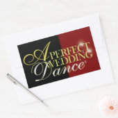 Een perfecte weddenschap rechthoekige sticker (Envelop)