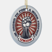 Een perfectere Unie Keramisch Ornament (Rechts)