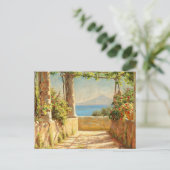 Een pergola op Capri, Emil Wennerwald Briefkaart (Staand voorkant)