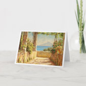 Een pergola op Capri, Emil Wennerwald Kaart (Voorkant)