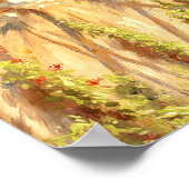 Een pergola op Capri, Emil Wennerwald Poster (Hoek)