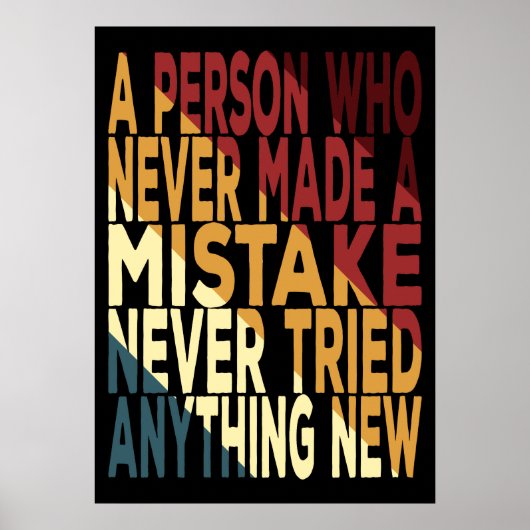 Een Persoon Die Nooit Een Fout Maakte Poster (Voorkant)