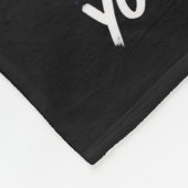 Eén persoon, één ID, één stem Fleece Deken (Hoek)